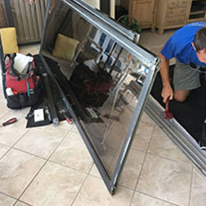 sliding glass door frame repair Desert Hot Springs